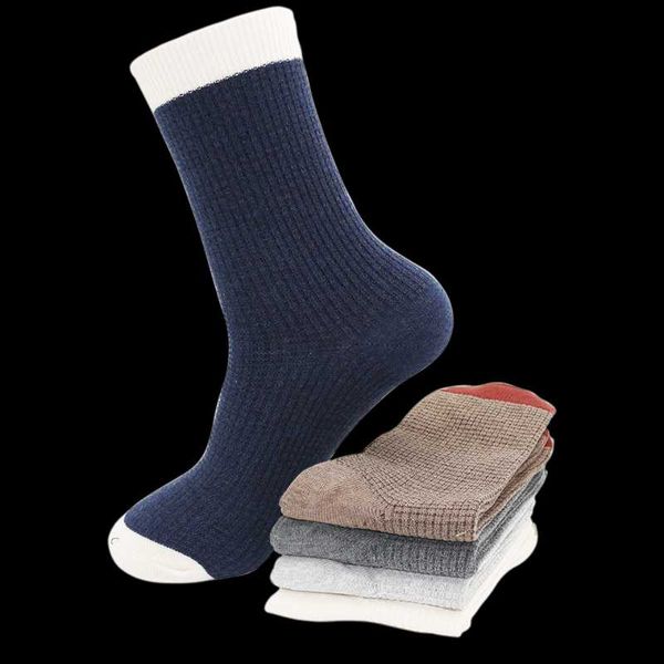 

men's socks bamboo dress for men & women 3-pack premium comfort super soft breathable classic business, Black