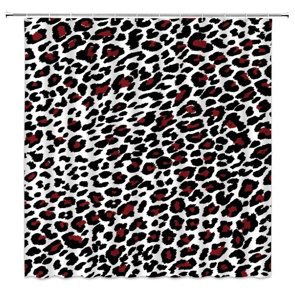 

leopard print shower curtain african animal leopard tiger print wild animal skin pattern safari fabric bathroom decor curtain