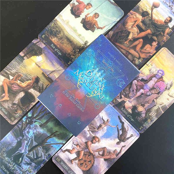 

hay house tarot of the divine masculine fortune telling divination oracle cards family party leisure table game with pdf guidebook dixit