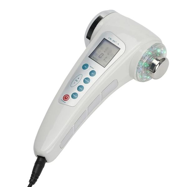 

1mhz&3mhz 7 color led pn ultrasonic ion facial body slimming massager ultrasound galvanic face clean skin lift care