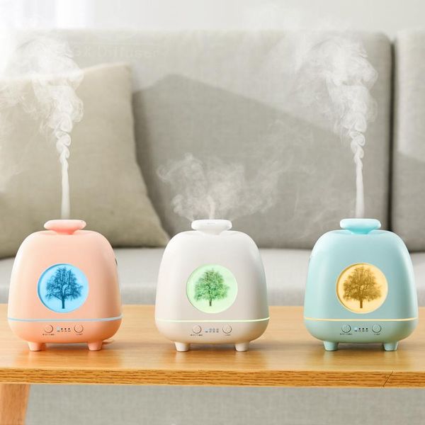 

sachet bags 500ml ultrasonic air humidifier led light electric essential oil aroma diffuser