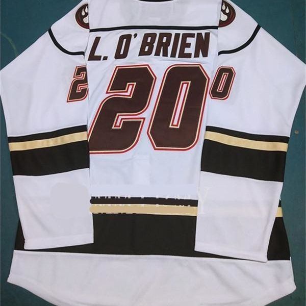 

5288 patrick kane vintage men's women's youth hershey bears l.o'brien 20 hockey jersey embroidery stitched customize any numb, Black