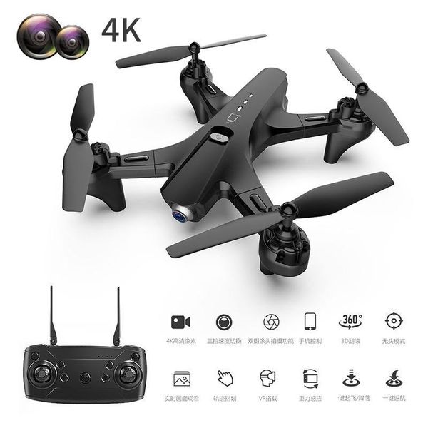 

ls-utu hd drone with dual camera 1080p /4k wifi fpv real time aerial video wide angle optical flow rc quadcopter helicopter toys