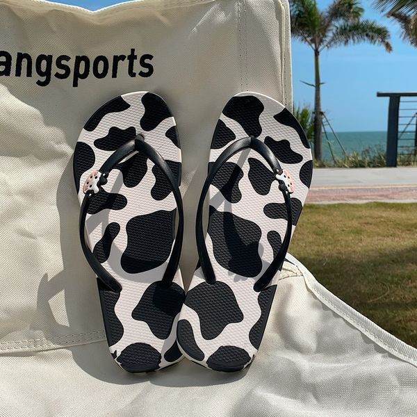 

201fruit fashion flip-flops non-slip thick-soled indoor and outdoor slippers ladies slippers outdoor street sleepers shoes, Black;red