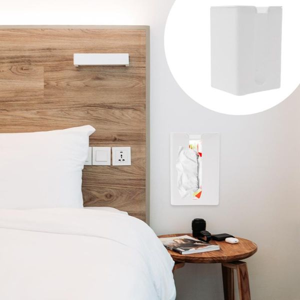 

tissue boxes & napkins 1pc multifunctional container wall-mounted dispenser box