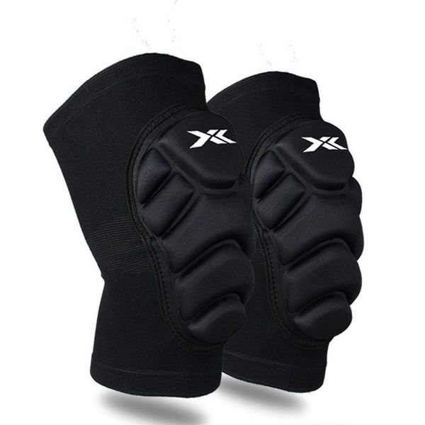 

roller skating men sport over knee pads support guards adults eva sponge braces for arthritis tapes breathable tape protect elbow &, Black;gray
