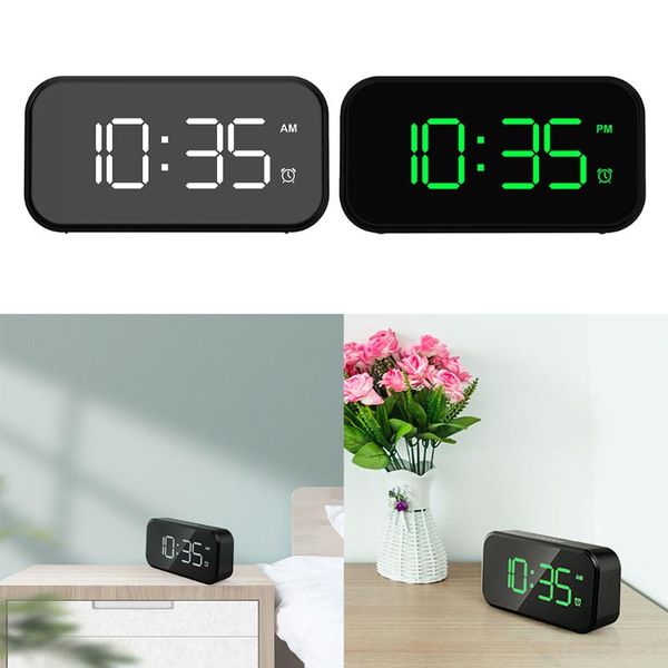 

other clocks & accessories digital alarm clock led screen 5"led with black case,dual usb port,big