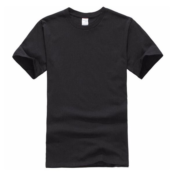 

men's t-shirts men's casual shirt short sleeve neck 100% cotton man's white black