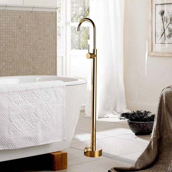 

bath tub sink faucets floor mounted gold brass bathtub mixers standing and cold shower set luxury hand taps bathroom sets
