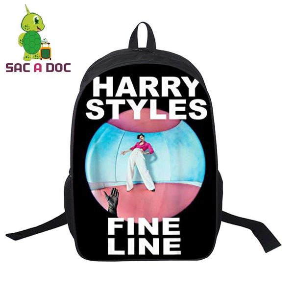 

backpack sac a dos mochila harry styles hip hop women bookbag travel bagpack plecak lapschool bags for teenage girls