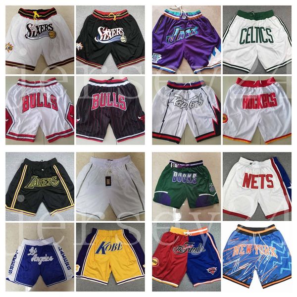 

basketball shorts just don embroidered zip-up pocket, White;black