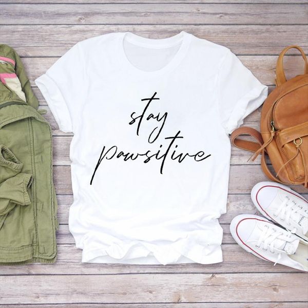 

letter fashion printing clothing womens trend 90s short sleeve print lady graphic female tee, White