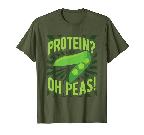 

protein oh peas. plants have protein too vegan gift idea, White;black