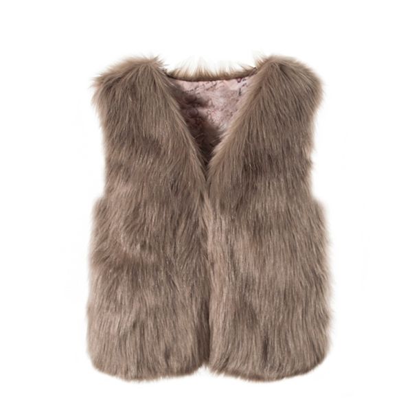 Zadorin Outono Inverno Moda Moda Mulheres Faux Fur Colete Rosa Branco Curto Faux Pele Casaco Mulheres Gilet Fourrure Veste Femme 211019