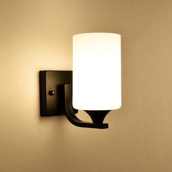 

wall lamp nordic simple mini lamps led glass lights living room bedroom decor headboard mirror sconce light fixtures