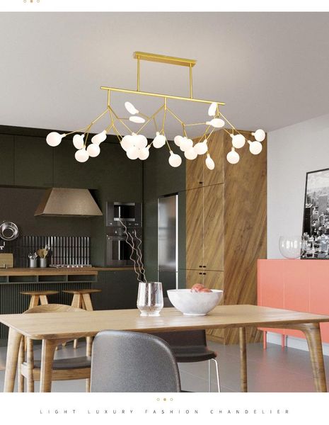 

pendant lamps led modern creative lights firfly black gold rectangle lamp for dinning room kitchen