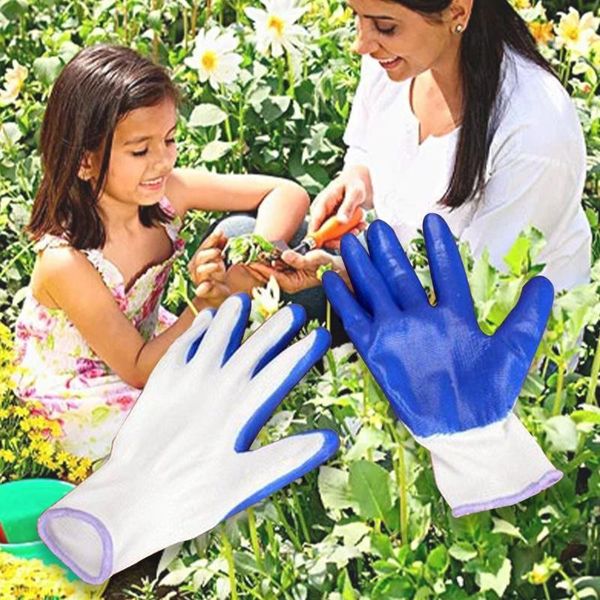 

disposable gloves gardening dipped protective labor planting protection work durable waterproof garden gadget