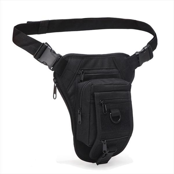 

military fanny waist pack bags motorcycle riding pouch multi pockets men nylon camouflage hip bum belt bag