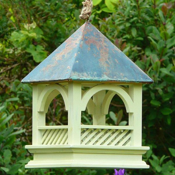 

other bird supplies copper handmade garden wild antique wooden feeder