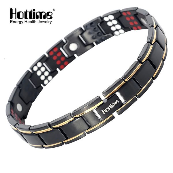 

bangles bracelet korean simple fashion stainless steel men's jewelry, Black