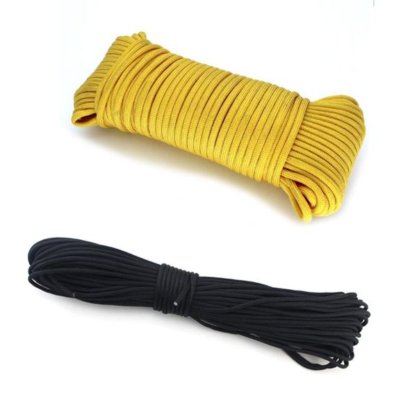 

30m 550 paracord parachute cord lanyard tent rope mil spec type iii 7 strand 100ft for hiking camping 2 colors outdoor gadgets