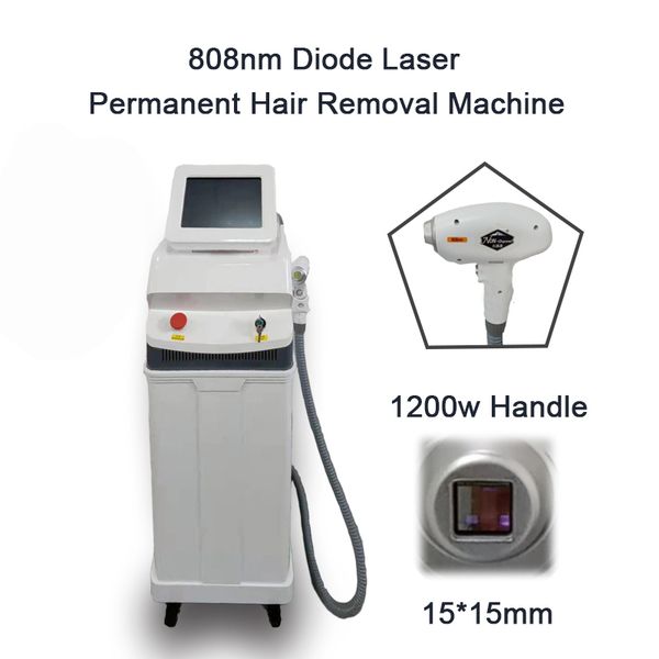 808nm Permanent Laser Haarentfernung 808 Diodenmaschine Hautverjüngung Schönheit Ausrüstung für Armkörper Bein Entfernen