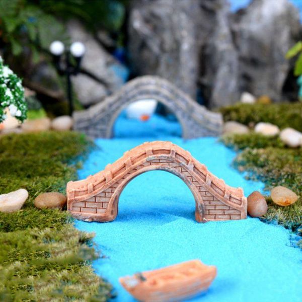 

creative aquarium decoration simulation bridge diy handmade resin ornaments k43d decorations