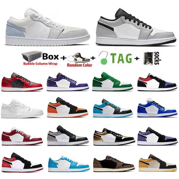 

boots jumpman 1 low og unc 1s mens basketball shoes designer obsidian paris chacigo trainers sports sneaker size 36 -46 with box, Black