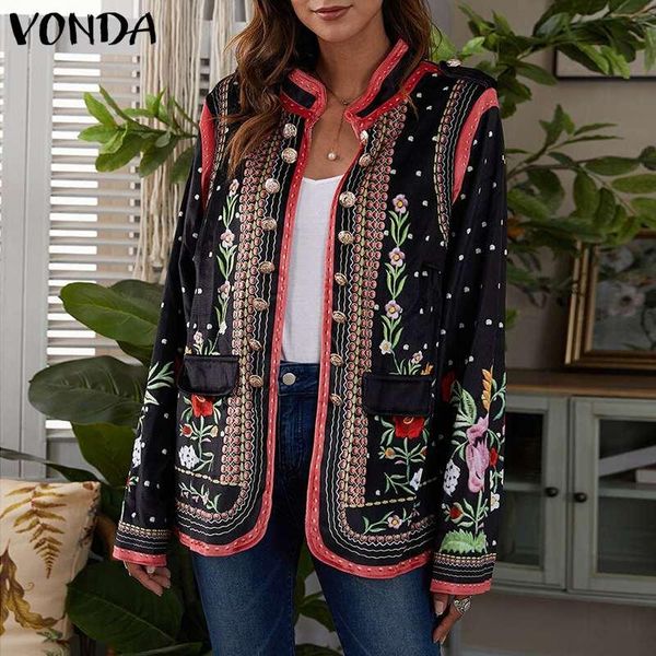 

double-breasted print jackets women fashion long coats autumn casual sleeve solid outwear s-5xl women's, Black;brown