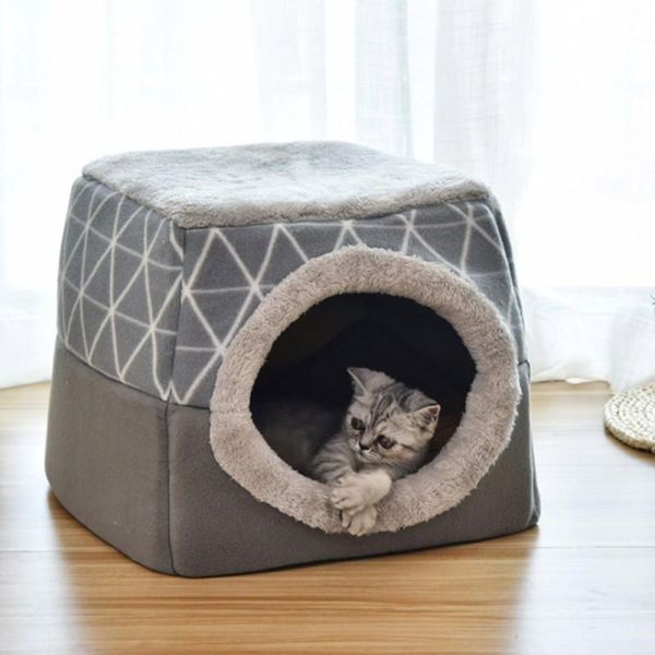 

pet space cat dog house litter villa enclosed zebra pattern puppy home funny cute accessories beds & furniture