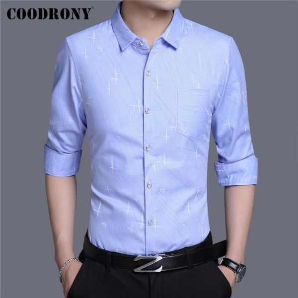 

brand spring autumn arrival fashion pattern slim long sleeve casual shirt men clothing business social dress c6135 men's shirts, White;black