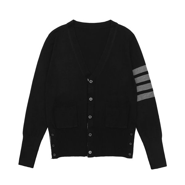 

sweater autumn and winter 2021 four bar cashmere cardigan coat men's, White;black