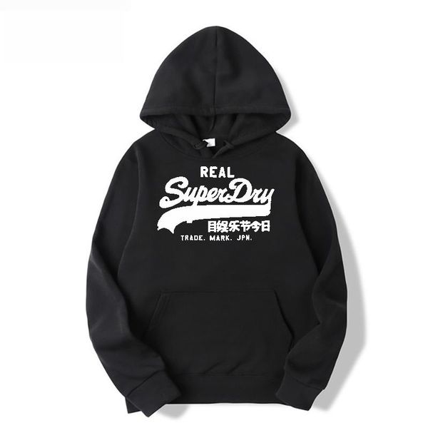 

men's hoodies & sweatshirts and women's pullover hooded casual long-sleeved streetwear harajuku, Black
