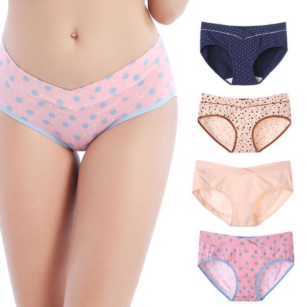 

women's panties 1 pcs cotton maternity underwear intimates clothes pregnancy for pregnant women low waist briefs, Black;pink