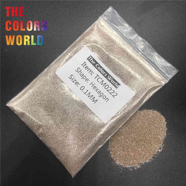 

tcm0222 platinum color metallic luster hexagon shape nail art decoration makeup face glitter henna handwork diy, Silver;gold
