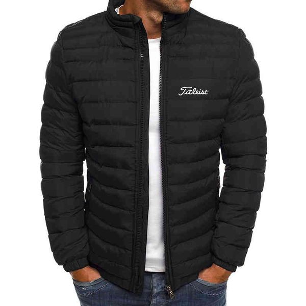 

men's down sports et soft zipper coat brand casual fashion plus size autumn 2021, Black
