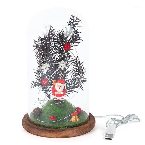 

christmas decorations decorative lamp father gift girl child santa claus led string table bedside bedroom room lantern