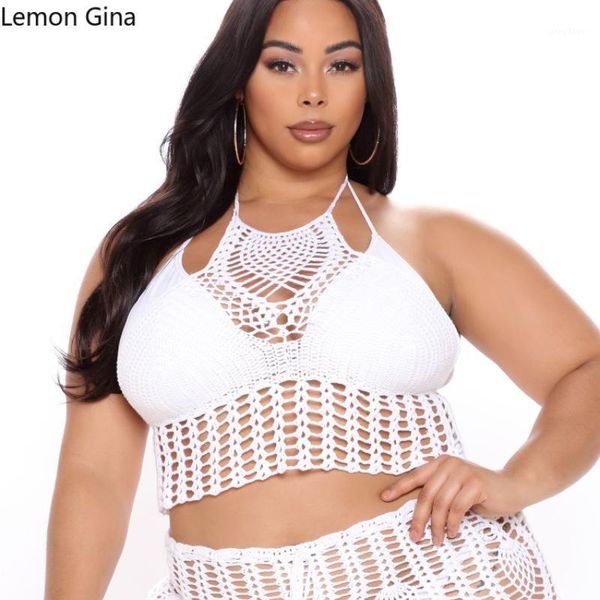 

plus size tracksuits lemon gina large hollow hook flower bikini split fat woman swimsuit suit beach vacation, Black