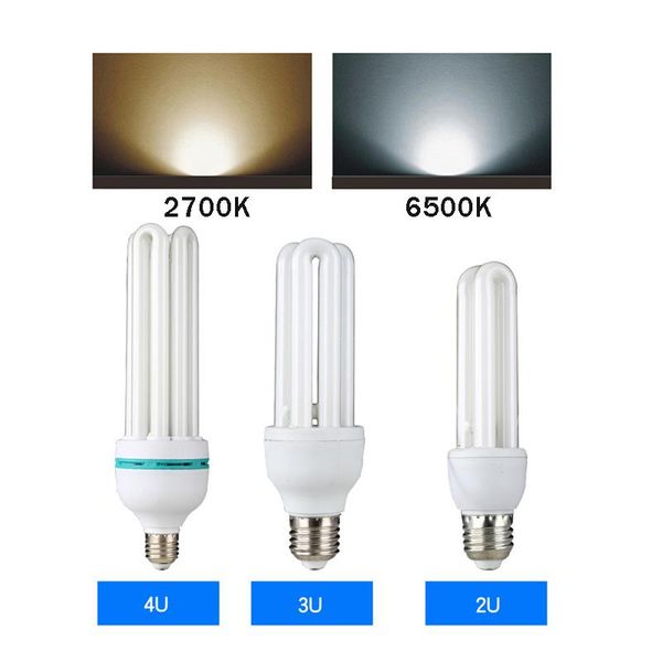 

bulbs u type energy saving lamp 2u spiral yellow white light home highlight living room e27 b22