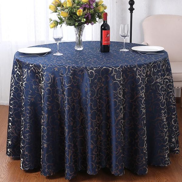 

table cloth blue round/rectangle satin tablecloth for kitchen dining cover wedding dinner birthday party decor circular oval