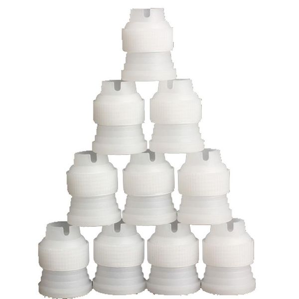 

baking & pastry tools wholesales 10pcs cake decorating couplers tips sets bakery equipment bakeware decoration accessories bs