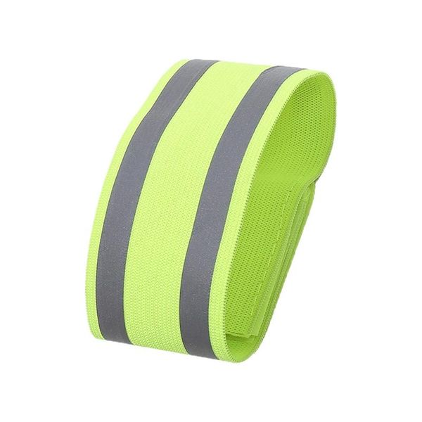 

wrist support 1pcs reflective safe band strap adjustable elastic arm ankle belt wristband cycling night running safety accessory, Black;red
