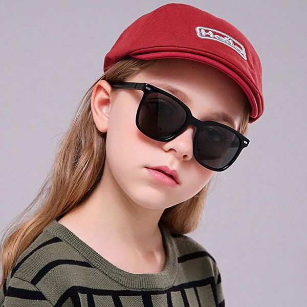 

sunglasses 2021 kids silicone polarized 3-10 years square flexile boys girls shades children outdoor travel eyewear uv400, Blue