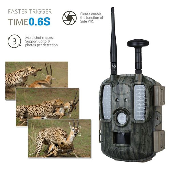 

hunting cameras wild camera 4g wwith gps digital video po-traps trail foto chasse