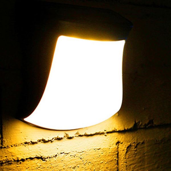 

solar lamps 2v 160ma 1pcs yard bulb lawn garden outdoor fence fashion lamp nightlight decoration 3-led wall home lights durable