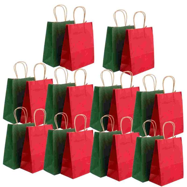 

gift wrap 24pcs holiday goodies pouch christmas kraft paper bags party favors