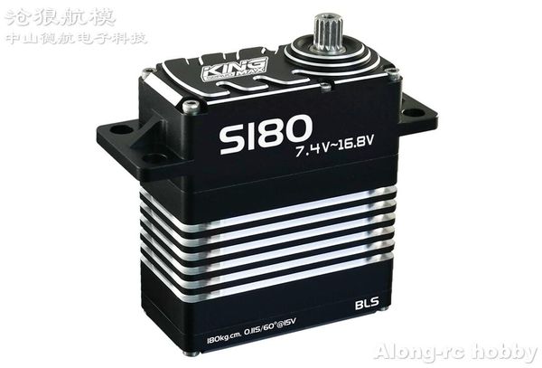 Kingmax S180 SERVO SERVO 370G 15V 180KG.CM Engrenagens de aço digital de alto torque Servos à prova d'água para o mergulho industrial do carro RC