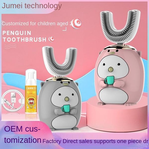 

smart electric toothbrush children's intelligent sonic charging portable cleaning automatic u-shaped