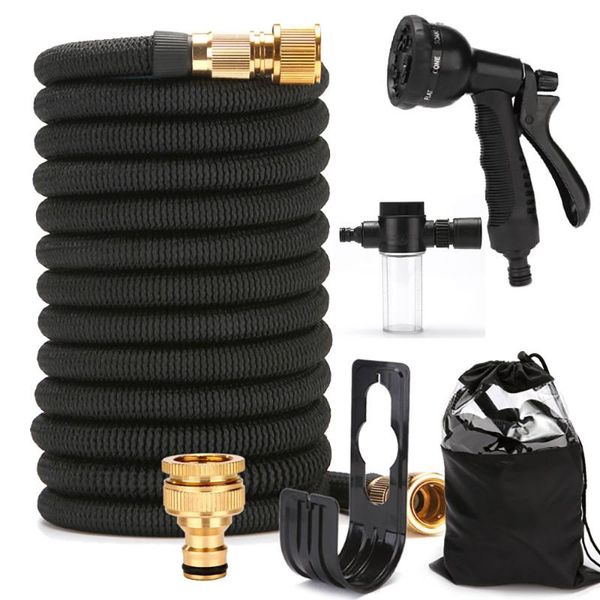 

watering equipments 50ft garden hose pipe expandable flexible extensible water magic for car wash and irrigation