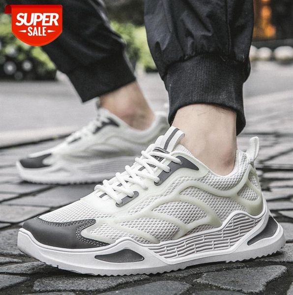 

mesh sneakers, breathable men's shoes, korean version of running thick-soled casual shoes #xd9c